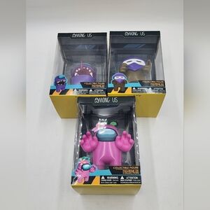 Among-us Toikido Crewmate Action Figure lot Of 3 Read Description